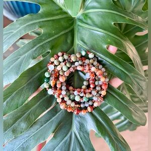 ✨Jasper & Goldstone bracelet (one)